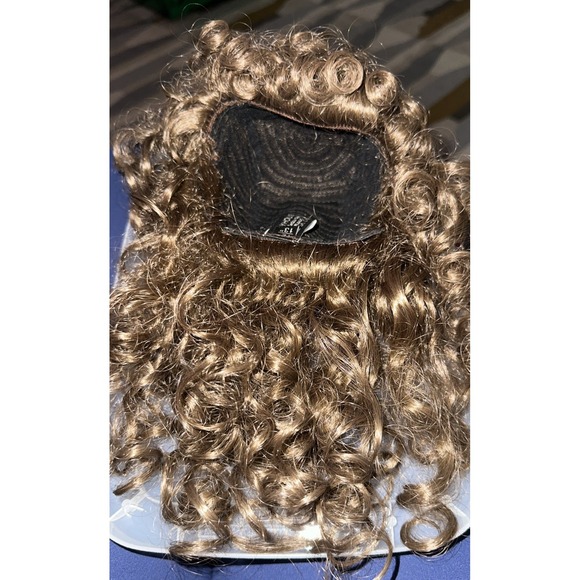 Playhouse Other - Playhouse Brown Long Curly Doll Wig Size 12-13  Made In Japan Of Synthetic Fiber
